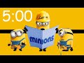 MINIONS 5 MINUTE TIMER with MUSIC & ALARM