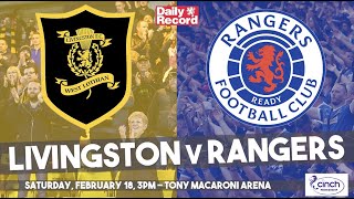 Livingston v Rangers TV and live stream details plus team news ahead of Scottish Premiership match