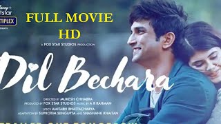 Dil Bechara Full Movie 2020  Sushant Singh Rajput  Sanjana Sanghi | Bollywood New Movie