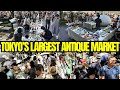 The BIGGEST Antique Market in Tokyo : INSANE Treasures & Bargains Finds ! 🇯🇵 💎💸