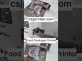 Digital Food Package Printer，Paper Food Pack Printing Machine