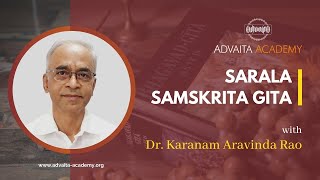 Sarala Samskrita Gita - 52 by Dr Karanam Aravinda Rao