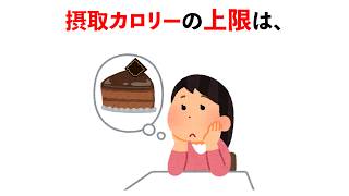 【脳筋】9割が知っておくべき摂取カロリーの雑学　#トリビア#豆知識#筋トレ