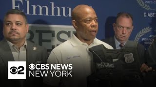 Full video: NYC Mayor, NYPD discuss police shooting in East Elmhurst, Queens