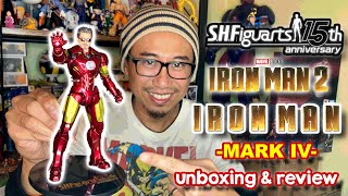 SH Figuarts 15th Anniversary Iron Man 2 Iron Man Mark IV Unboxing and Review!