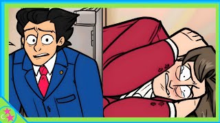 How Maya and Phoenix Reacted To Edgeworth's Fear | Ace Attorney Comic Dub