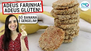 ADEUS PÃO! SÓ JUNTO BANANA COM GERGELIM AGORA! É SAUDÁVEL, FÁCIL E 100% INTEGRAL!