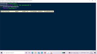 simple program to check "password" using if condition using python #python