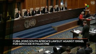 FTS 8:30 14-01: Cuba joins South Africa's lawsuit against Israel for genocide in Palestine