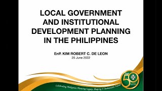 ENP Board Exam Review Online Lecture - Local Government Code of the Philippines