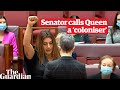 Australian senator Lidia Thorpe refers to the Queen as a coloniser while making oath of allegiance