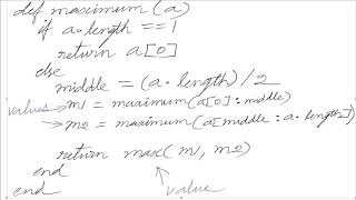Find Largest Number Using Recursion