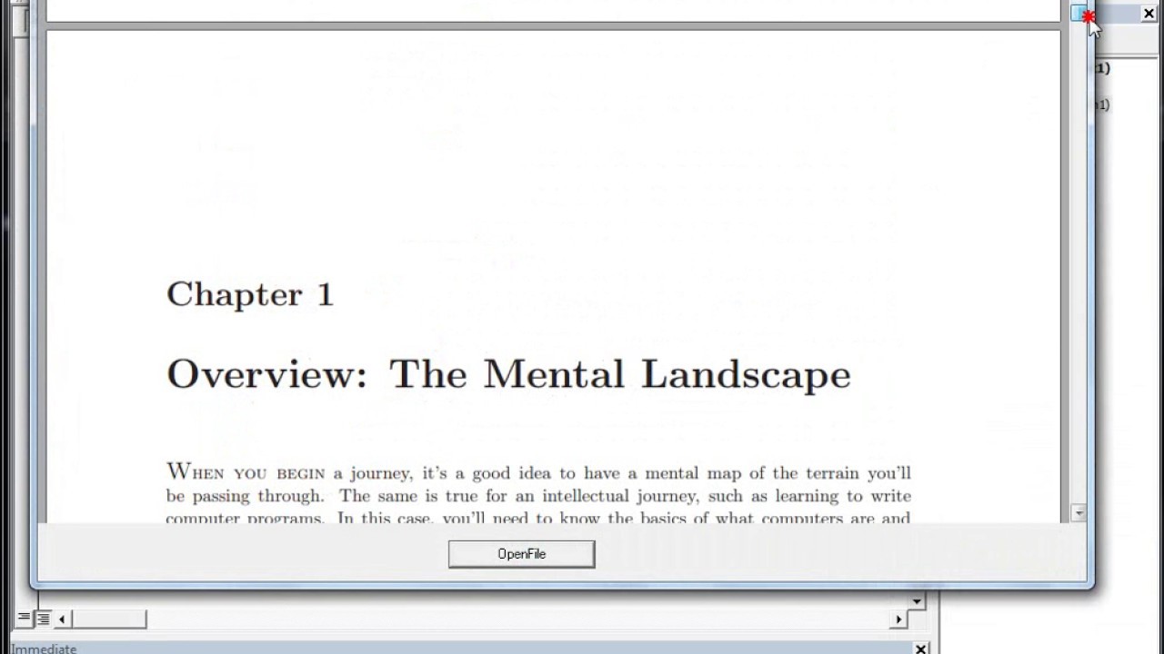 Open Pdf File Using Vb6 Youtube