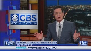 Stephen Colbert gives shout out to CBS North Carolina