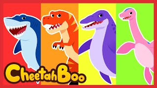 Siapa yang terkuat?💥  | Kompilasi Lagu Dinosaurrus | Lagu Anak | #Cheetahboo