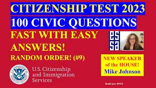 US Citizenship Interview 2023 100 Civics Questions and Answers - EASY Answer Fast (9)