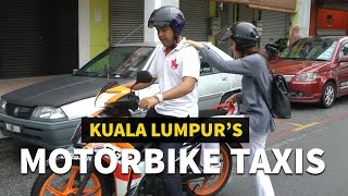 Kuala Lumpur's New Motorbike Taxis