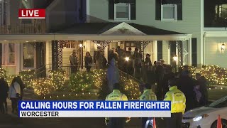 Wake held for fallen Worcester firefighter