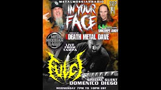 Death Metal Dave, In Your Face! Fulci Interview and Special guest Ken Andrews of Obituary 9-14-2022