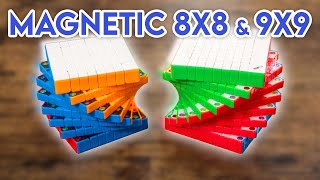 Magnetic Big Cubes?! | Unboxing the Diansheng Magnetic 8x8 and 9x9!