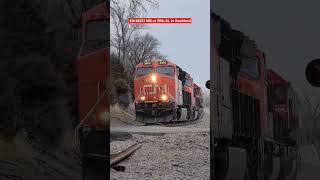 CN Train M337 WB at 20th St. in Rockford, IL, 2023/03/05