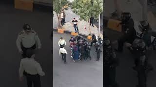 Violent security forces in Iran