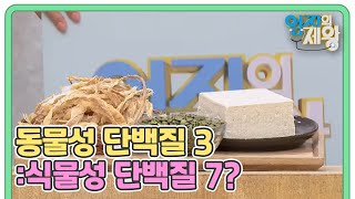 동물성 단백질 3 : 식물성 단백질 7 = 요요 현상X MBN 240423 방송