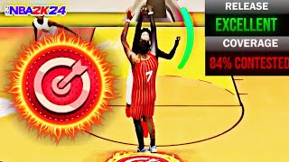 TIPS TO SHOOT BETTER IN NBA 2K24! (MORE GREENS!) (VISUAL TIMING, INPUT DELAY, METER, ETC)