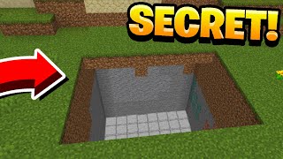 Minecraft SECRET BASE 😳 #shorts