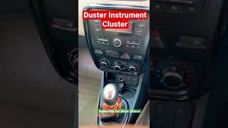 Duster Instrument Cluster !! #shorts #youtubeshorts