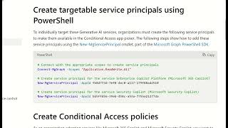 Protect AI with Conditional Access (Entra ID)