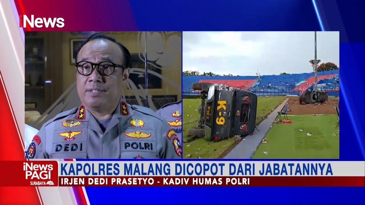 Imbas Tragedi Kanjuruhan, Kapolres Malang Dicopot Dari Jabatannya # ...