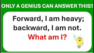 25 TRICKY RIDDLES THAT'LL STRETCH YOUR BRAIN |ONLY A GENIUS CAN SOLVE THESE RIDDLES PART 2