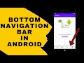 Bottom Navigation Bar/View with Fragments | Android Studio Tutorial - Quick + Easy