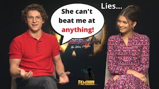 Tom Holland and Zendaya Arguing With Each Other For 5 Minutes Straight