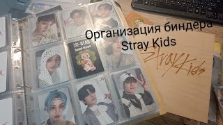 Организация биндера Stray Kids. Rock Star, 5 Star, Season's greetings, Membership.