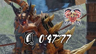 Monster Hunter Rise Sunbreak Solo Event DaimyoHermitaur 0:47 (Greatsword)