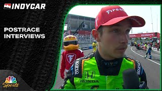 IndyCar Series POSTRACE INTERVIEWS: Honda Indy Toronto | 7/16/23 | Motorsports on NBC