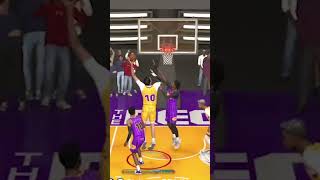 37 points in 60 seconds at the rec center on the 7'0 bulldozing slashing five #nba2k24 #shorts