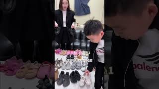 女儿各种各样的鞋vs儿子的鞋#生女儿就是用来打扮的 #把女儿打扮成精致小公主 #养儿子和养女儿的区别 #真实还原