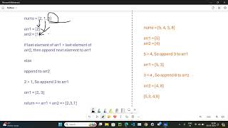 Leetcode # 3069 Distribute Elements Into Two Arrays I (Python)