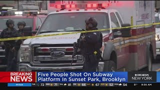 Latest from scene of Brooklyn subway shooting