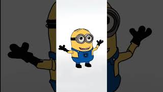 One eye minion draw in sketchbook app #2023 #art #shorts #art #illustrate