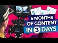 How to Batch Film Your Content (6 Months of Content in 3 Days!)