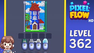 Pixel Flow Level 362 Solution Walkthrough