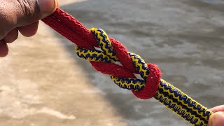 How To Tie A Double Reef Knot 👍