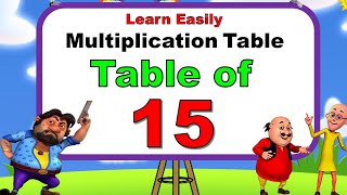 Multiplication Table of 15 | 15 ka table | Math table | 15 ka pahada | Table tricks