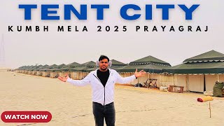 Prayagraj Kumbh Tent City Inside Tour: Rates, Online Booking, Rent Price | Mahakumbh Mela Prayagraj