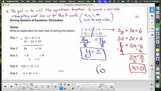 solving by elimination