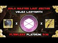 Solo Flawless Master Lost Sector - Veles Labyrinth - Overpowered Prismatic Titan Build [Destiny 2]